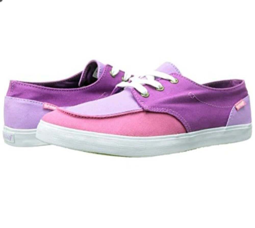 Reef Women's Deckhand 2 Slip-On Pink/Lavender Shoes. Size 8